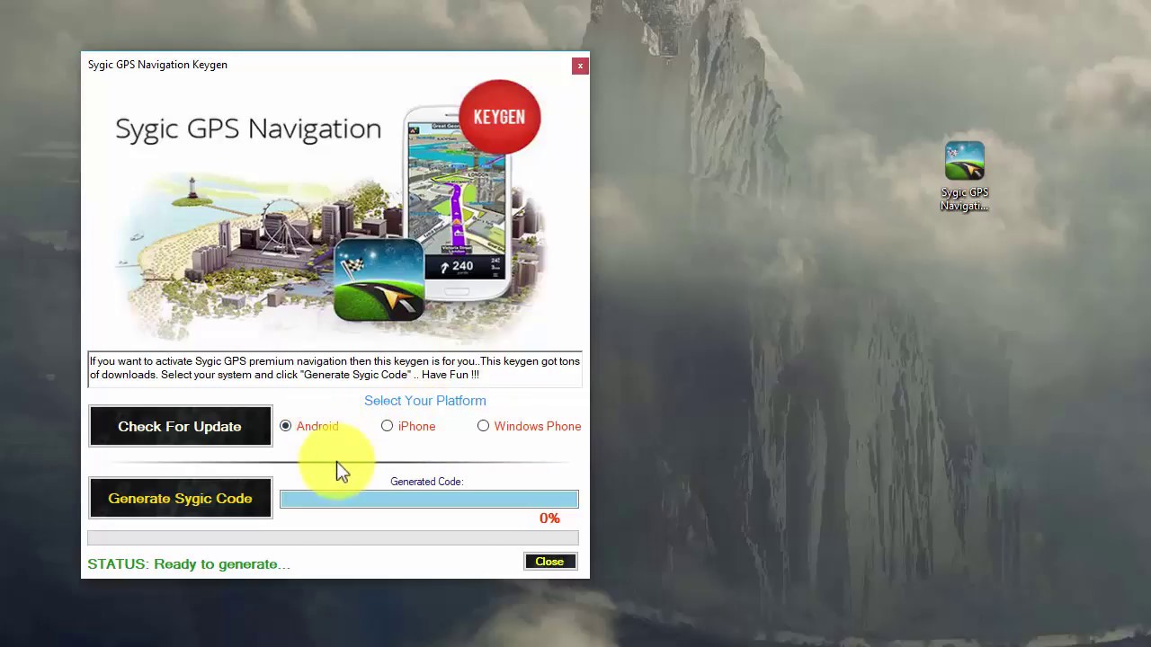 sygic gps navigation premium keygen 2018